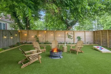 Villa The Brooks House - 6 Mins To Broadway, Firepit Nashville